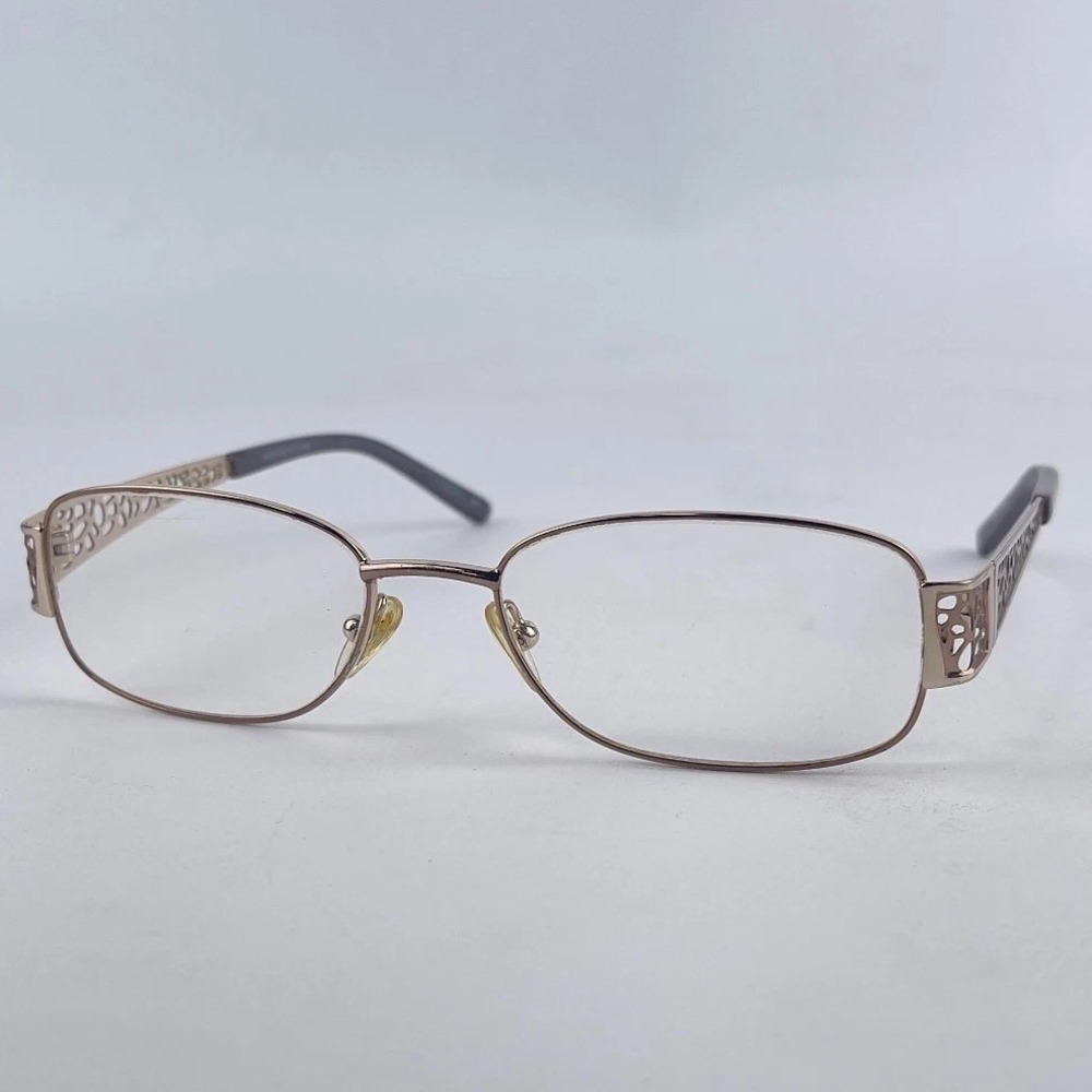 South Hampton SH 907 BR Womens Eyeglasses Frame Silver & Blue Full Rim 51-17-135